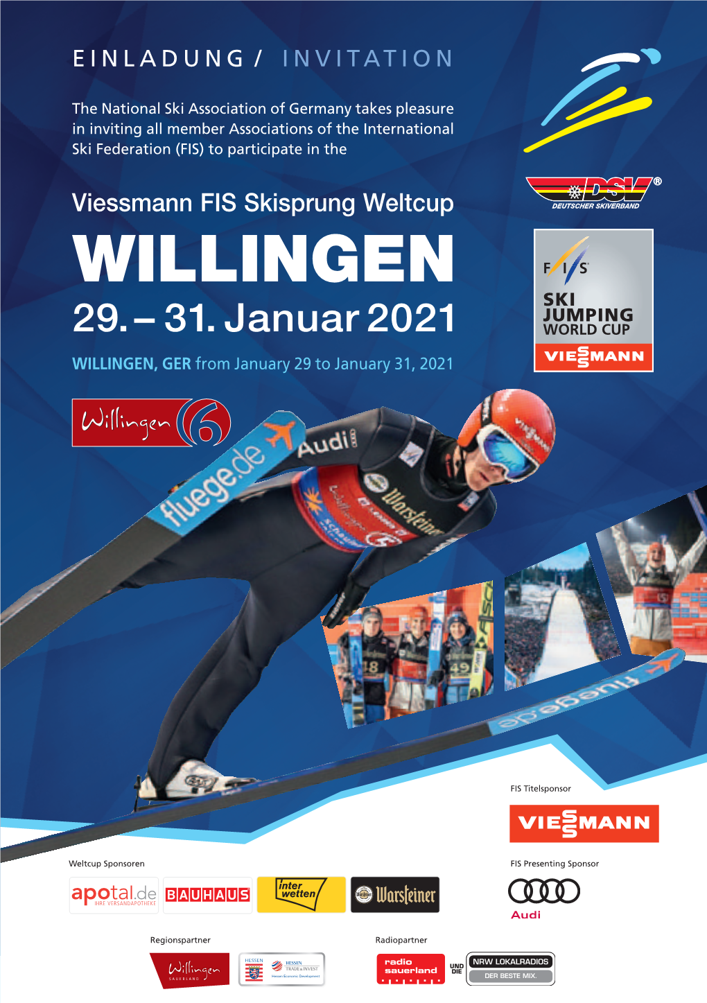 31. Januar 2021 WILLINGEN, GER from January 29 to January 31, 2021