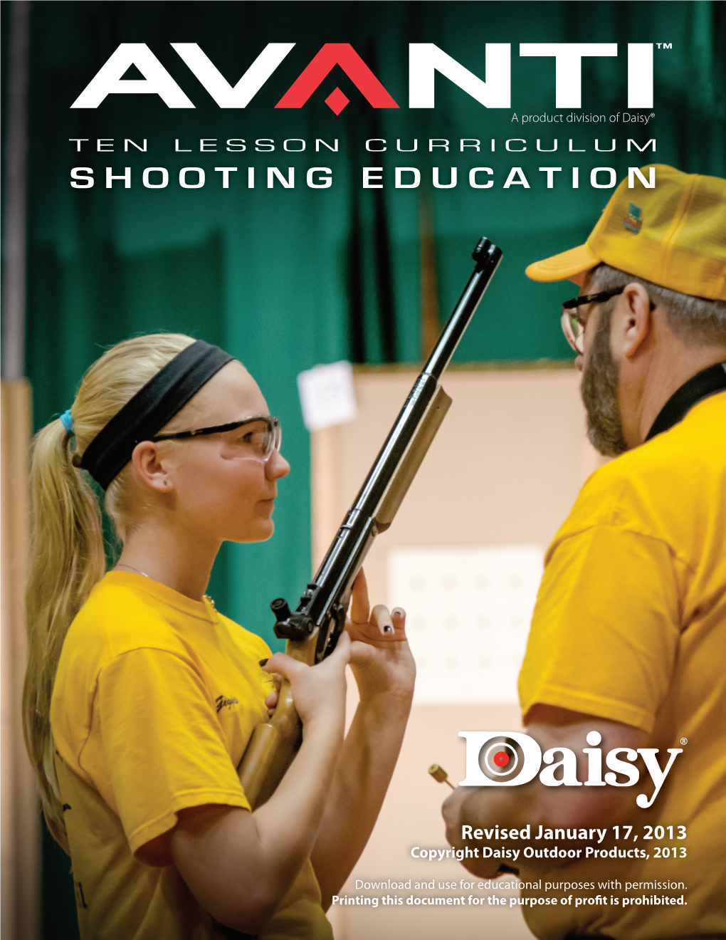 Ten Lesson Curriculum for Shooting Education 2013.Indd