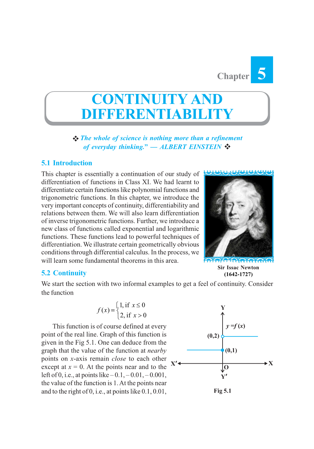 Continuity and Derivatives
