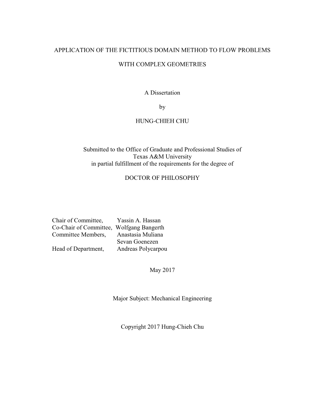 Application of the Fictitious Domain Method to Flow Problems