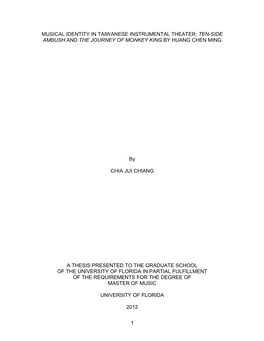 University of Florida Thesis Or Dissertation Formatting