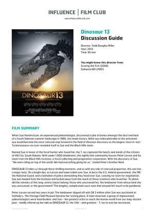 Dinosaur 13 Discussion Guide