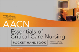 AACN Essentials of Critical-Care Nursing Pocket Handbook, Second