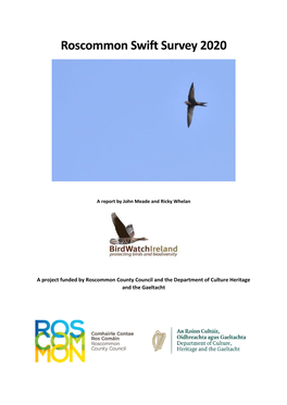 Roscommon Swift Survey 2020