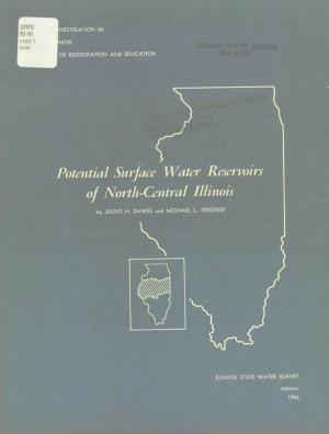 Potential Surface Water Reservoirs of North-Central Illinois