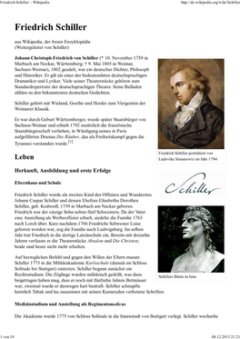 Friedrich Schiller – Wikipedia