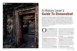 A History Lover's Guide to Osmanabad