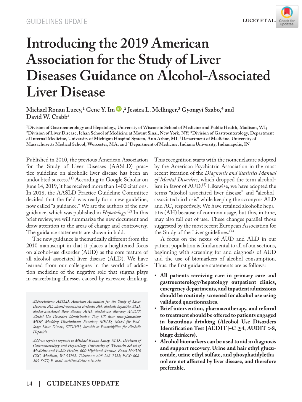 Introducing The 2019 American Association For The Study Of Liver ...