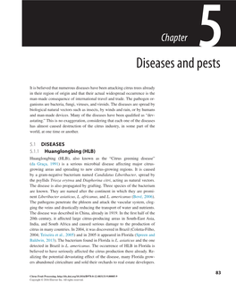 Chapter 5 Diseases and Pests