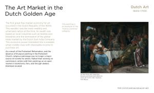 The Art Market in the Dutch Golden