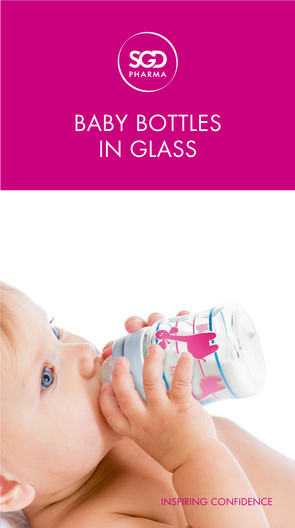 Baby Bottles in Glass