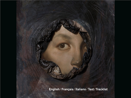 English ⁄ Français ⁄ Italiano ⁄ Text ⁄ Tracklist Menu