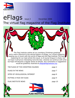 1 the Flag Institute Wishes All Our Members Christmas Greetings And