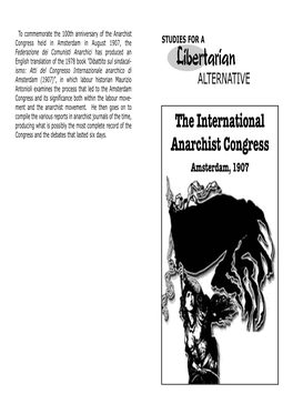 The International Anarchist Congress, Amsterdam, 1907
