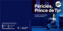 See the Programme from Cheek by Jowl's 2018 Production of Périclès, Prince De