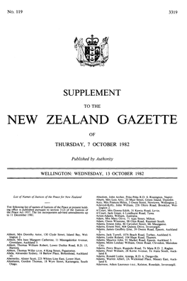 New Zealand Gazette