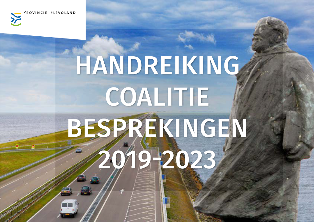 Handreiking Coalitie Besprekingen 2019-2023 Inleiding