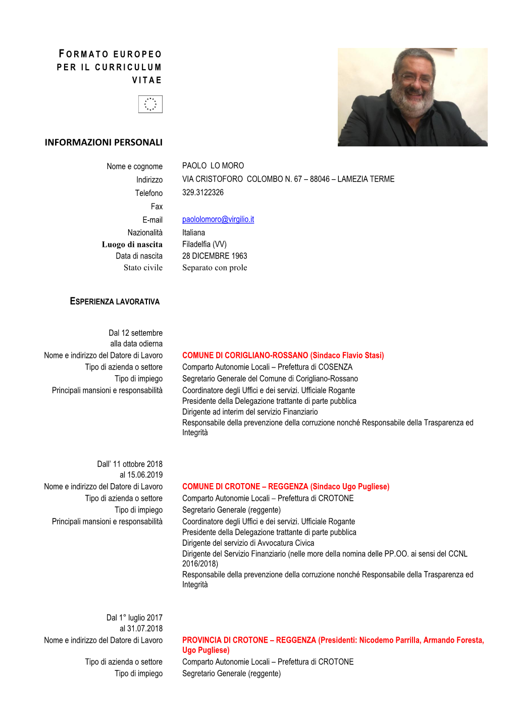 Curriculum Vitae