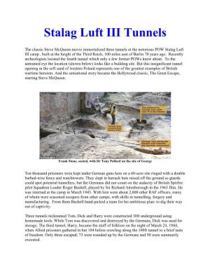 Stalag Luft III Tunnels