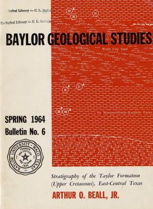 Stratigraphy of the Taylor Formation {Upper Cretaceous), East-Central Texas