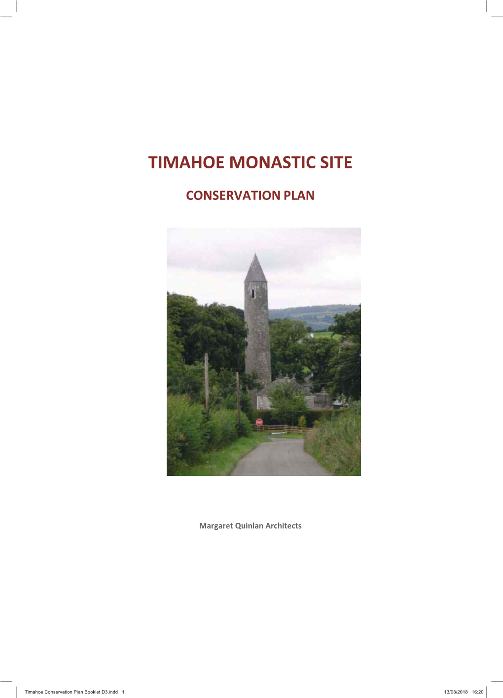 Timahoe Monastic Site Conservation Plan