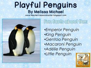 Playful Penguins by Melissa Michael