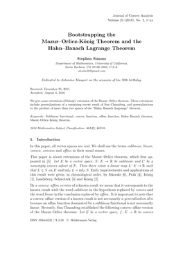 Bootstrapping the Mazur–Orlicz-König Theorem and the Hahn–Banach Lagrange Theorem