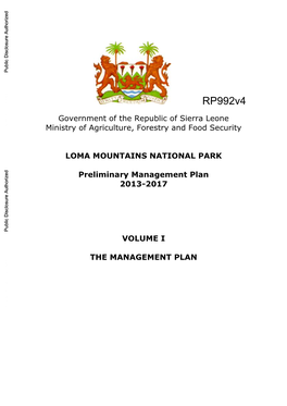 Loma Mountains National Park