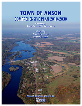 Town of Anson Comprehensive Plan 2010 – 2030