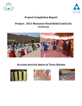 Project Completion Report Project