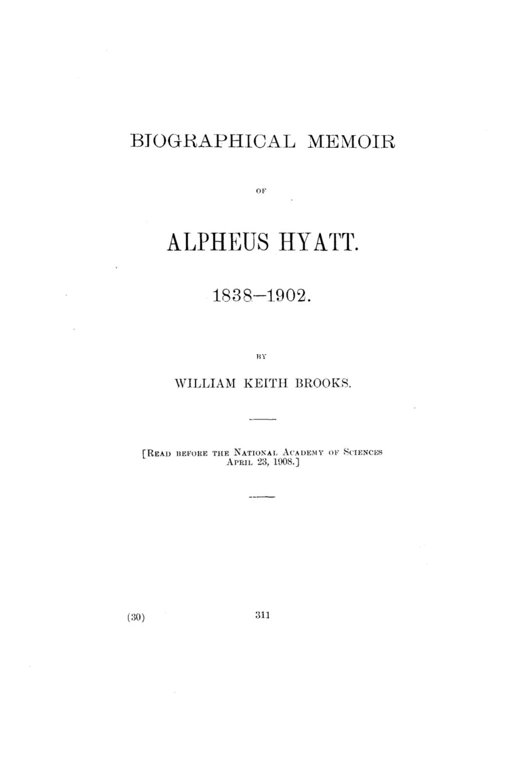 Alpheus Hyatt