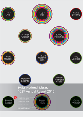 Swiss National Library. 103Rd Annual Report 2016