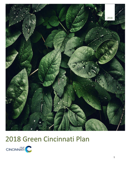 2018 Green Cincinnati Plan