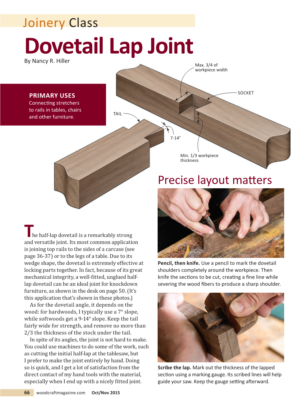 Dovetail Lap Joint by Nancy R