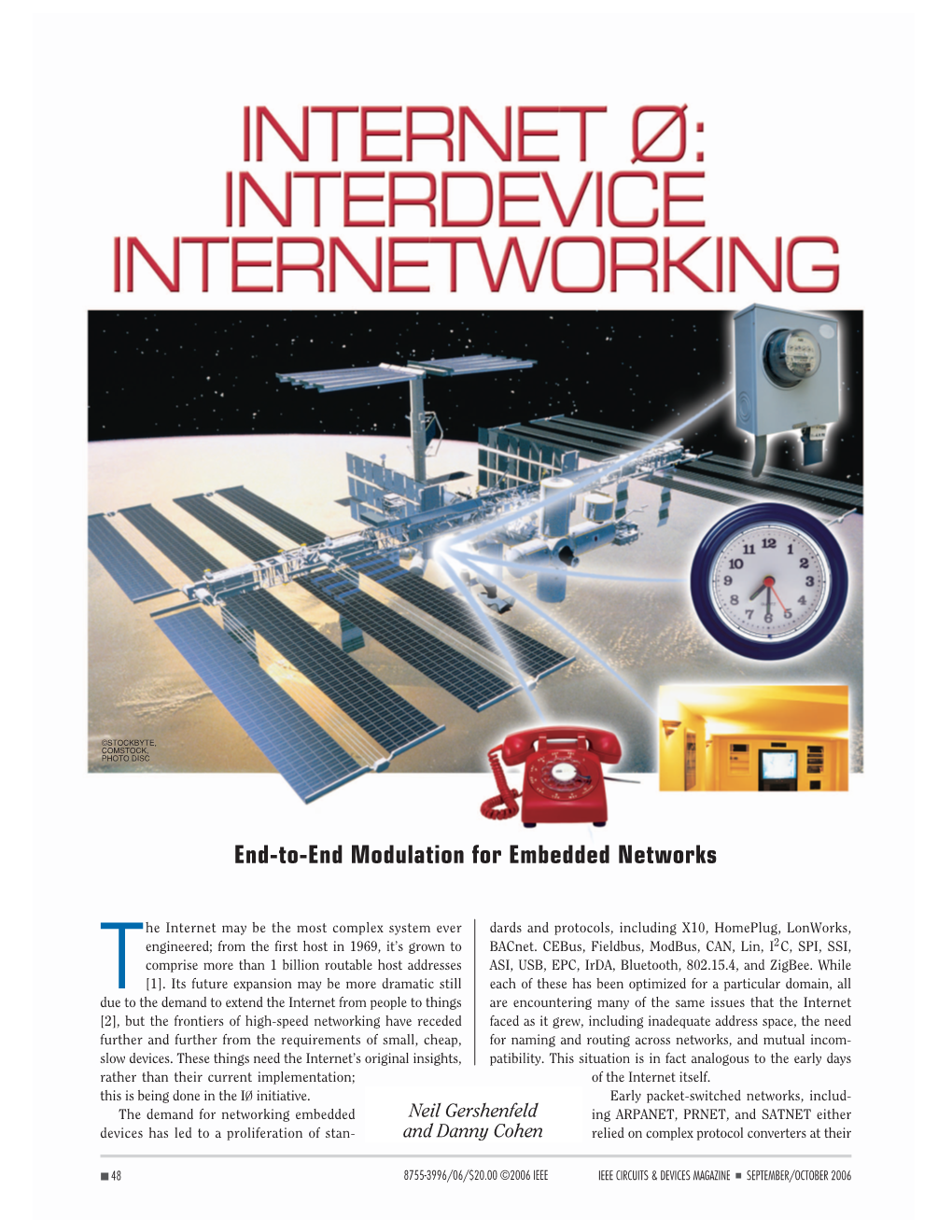 End-To-End Modulation for Embedded Networks