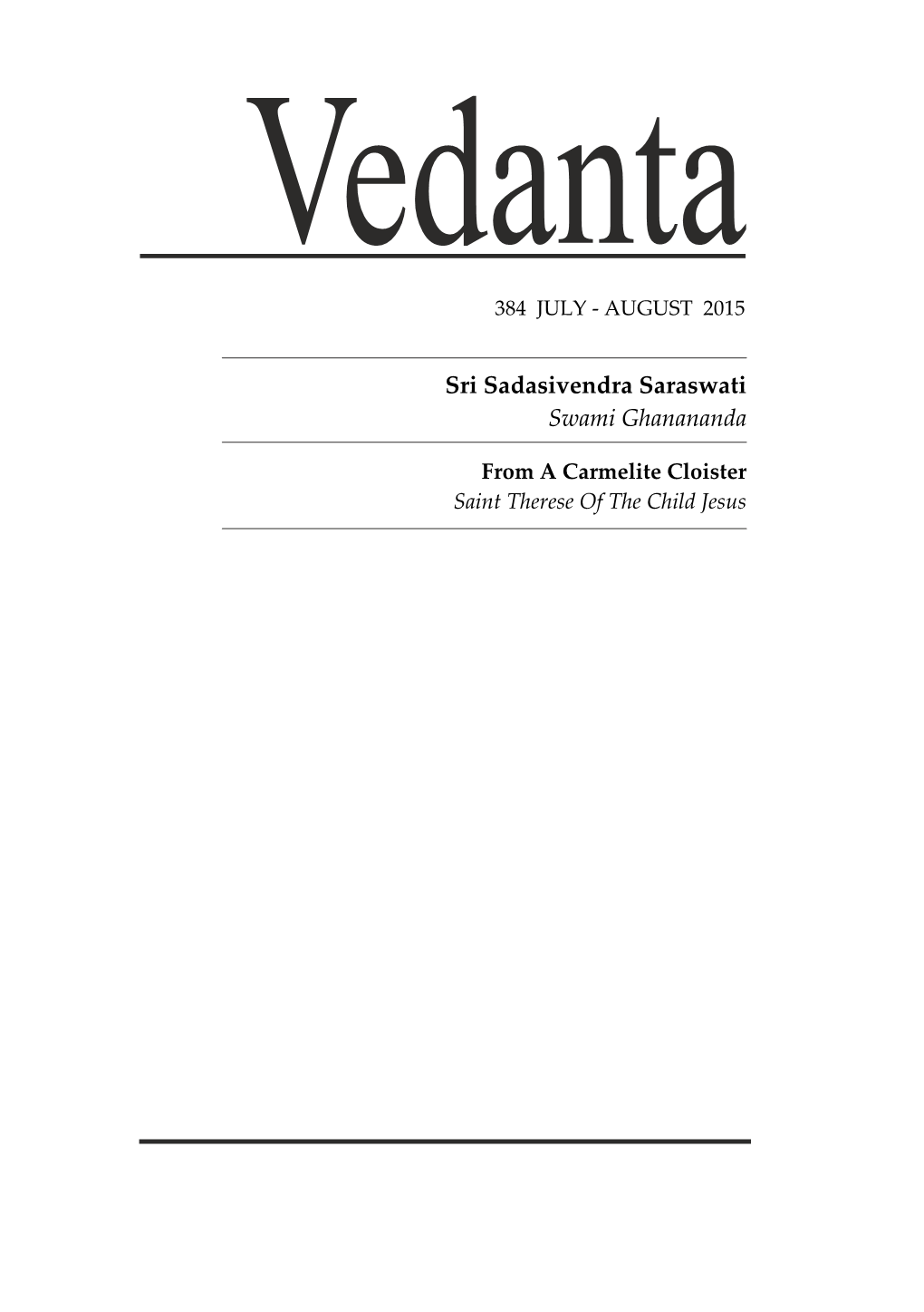 Sri Sadasivendra Saraswati Swami Ghanananda