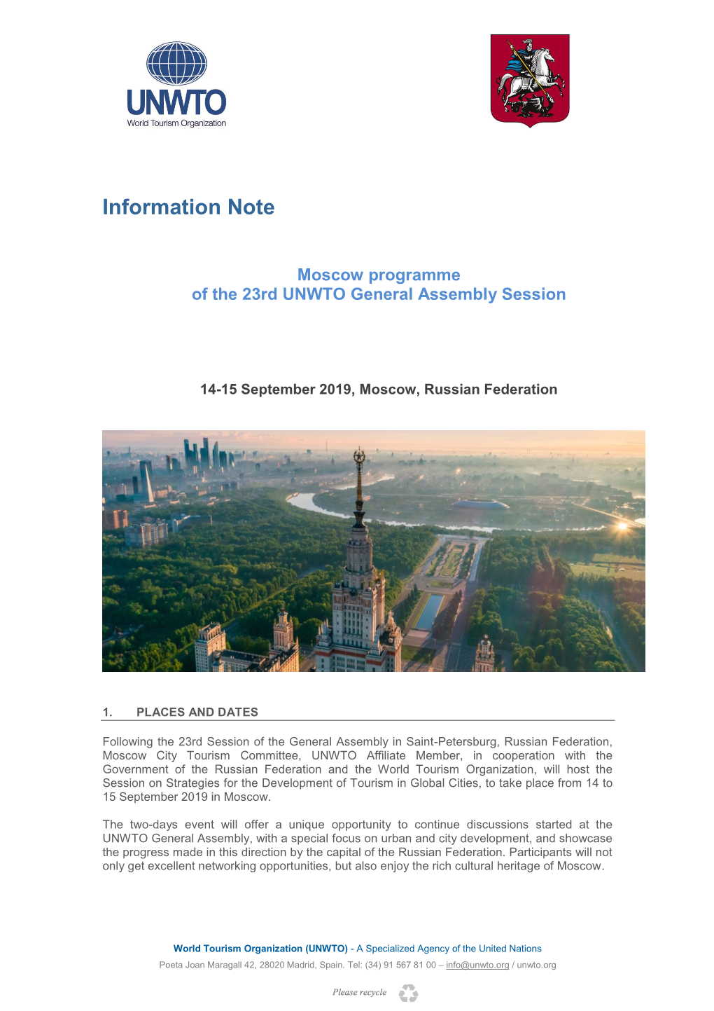 Moscow Info Note