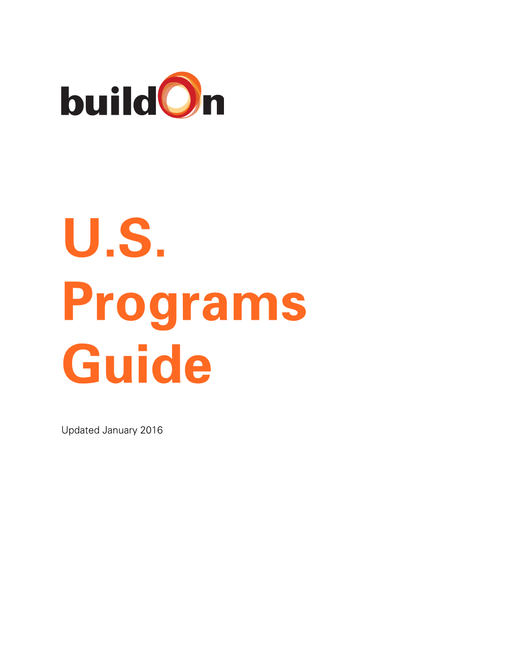 U.S. Programs Guide