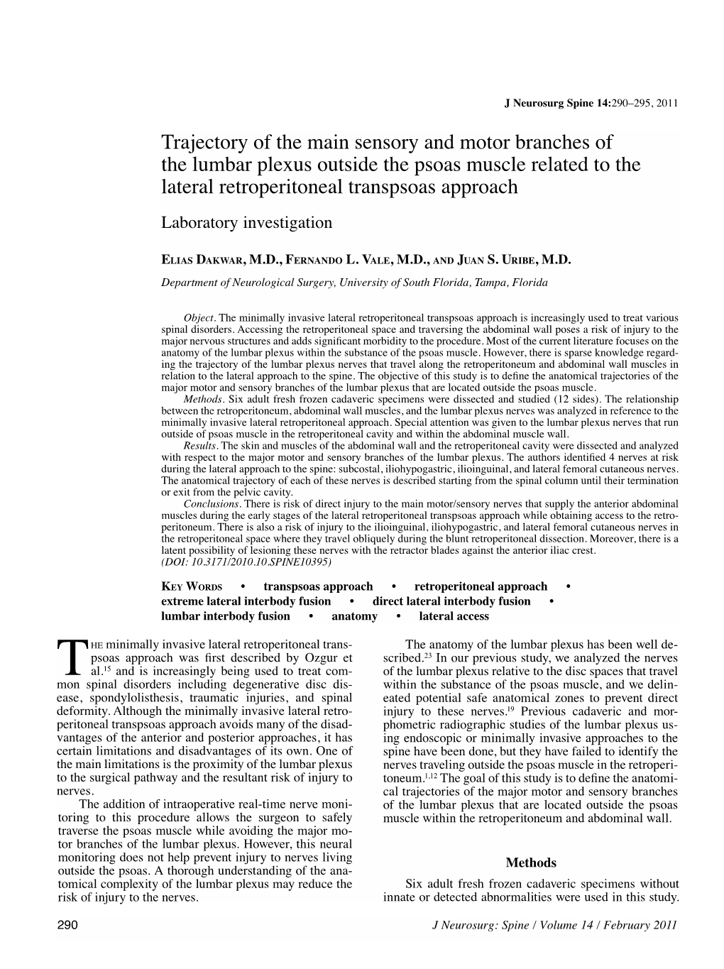 Lumbar Plexus Anatomy Within The Psoas Muscle Docslib