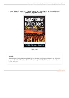 Terror on Tour Nancy Drew Girl Detective and Hardy Boys Undercover Brothers