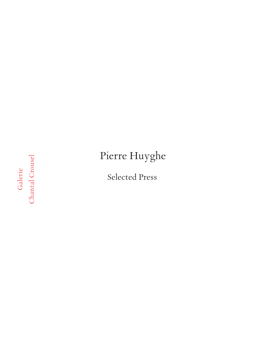 Pierre Huyghe Selected Press Galerie Chantal Crousel « Pierre Huyghe« Pierre :Nymphéastransplant “Fall 1917”», L’Oeil, #700, April 2017,P.106