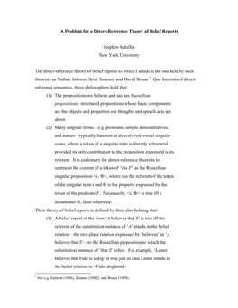 An Unresolved Frege Problem for Direct-Reference Semantics