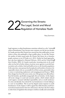 Youth Homelessness in Canada