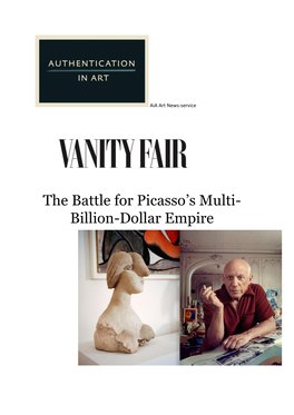 The Battle for Picasso's Multi- Billion-Dollar Empire