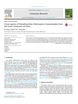 (Heteroptera: Cimicomorpha) from the Lower Cretaceous of China