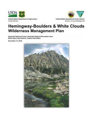 Wilderness Management Plan