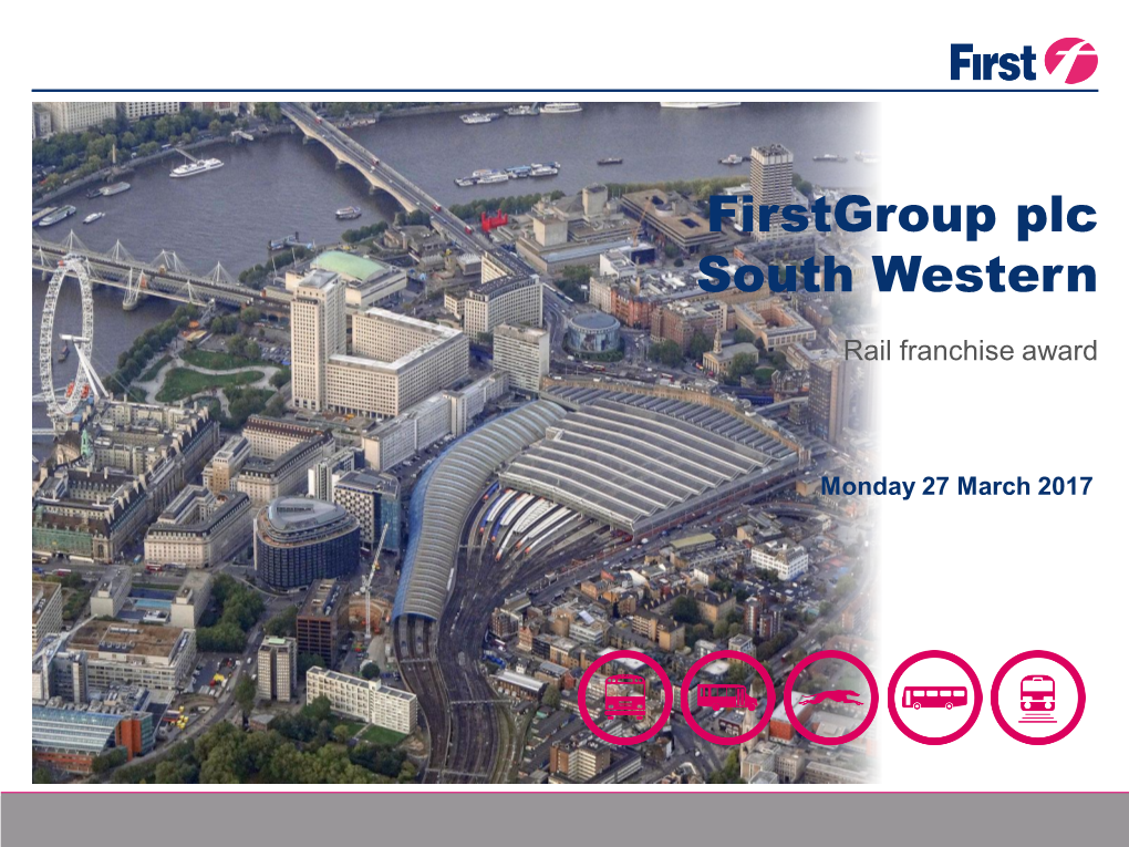 Firstgroup Plc South Western