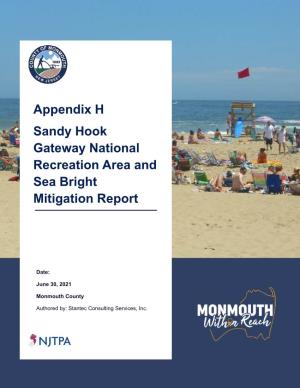 Appendix H Sandy Hook Gateway National Recreation Area and Sea Bright Mitigation Report