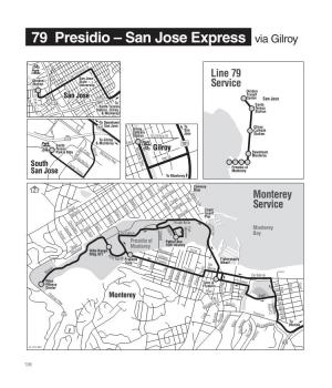 79 Presidio – San Jose Express Via Gilroy