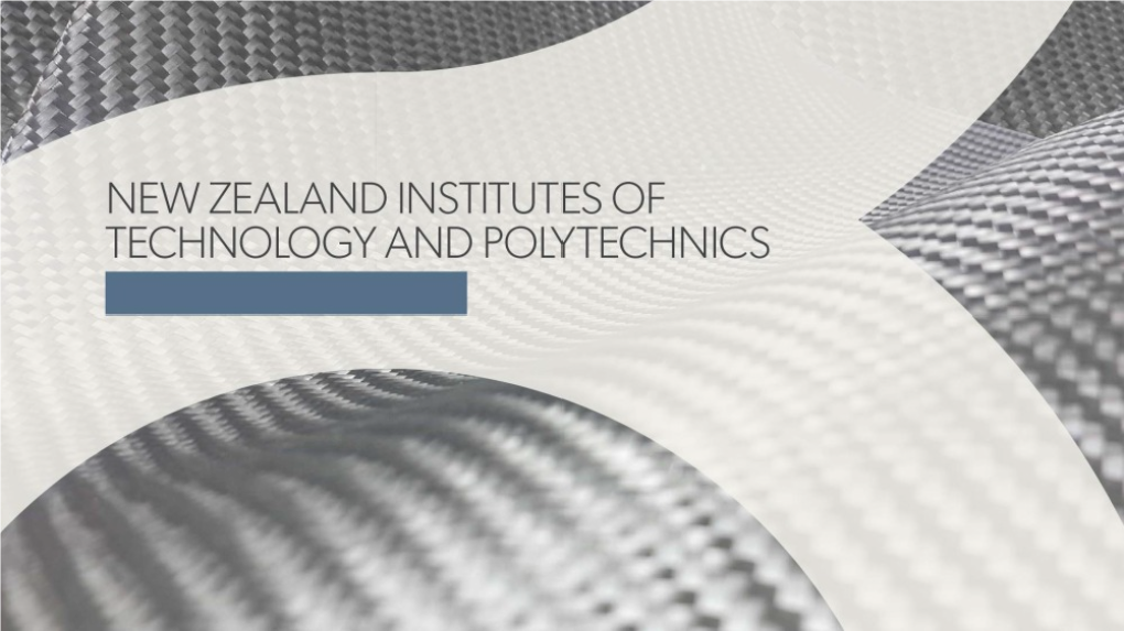 New Zealand Institutes of Technology and Polytechnics (Itps)